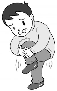 マグネシウム不足によりこむら返りが起こる男性